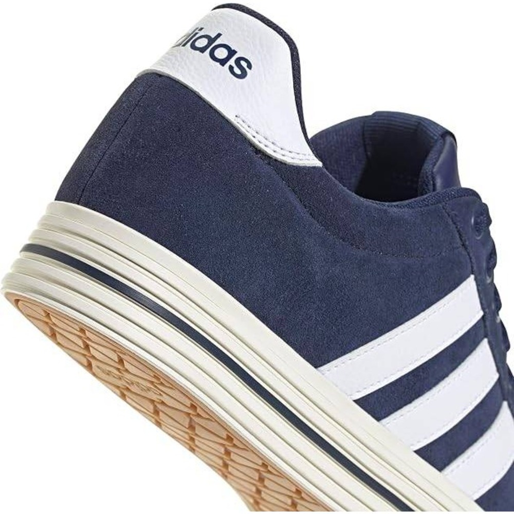 Adidas Mens Daily 4.0 Sneakers Dark Blue White Off White Suede ID1112 Size 11.0 - Picture 5 of 5